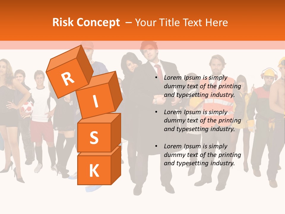 Modern People Female PowerPoint Template