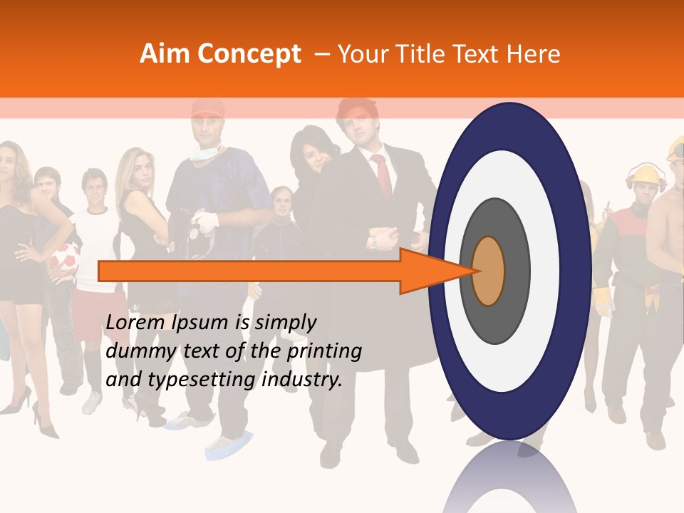 Modern People Female PowerPoint Template