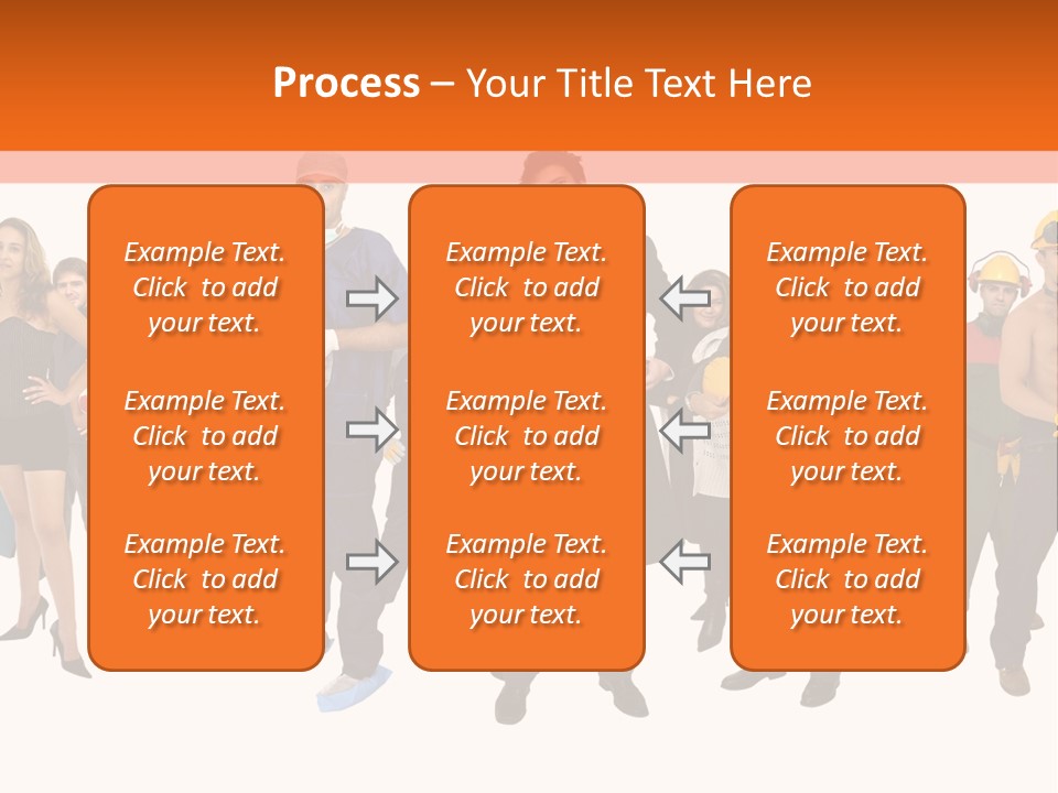Modern People Female PowerPoint Template