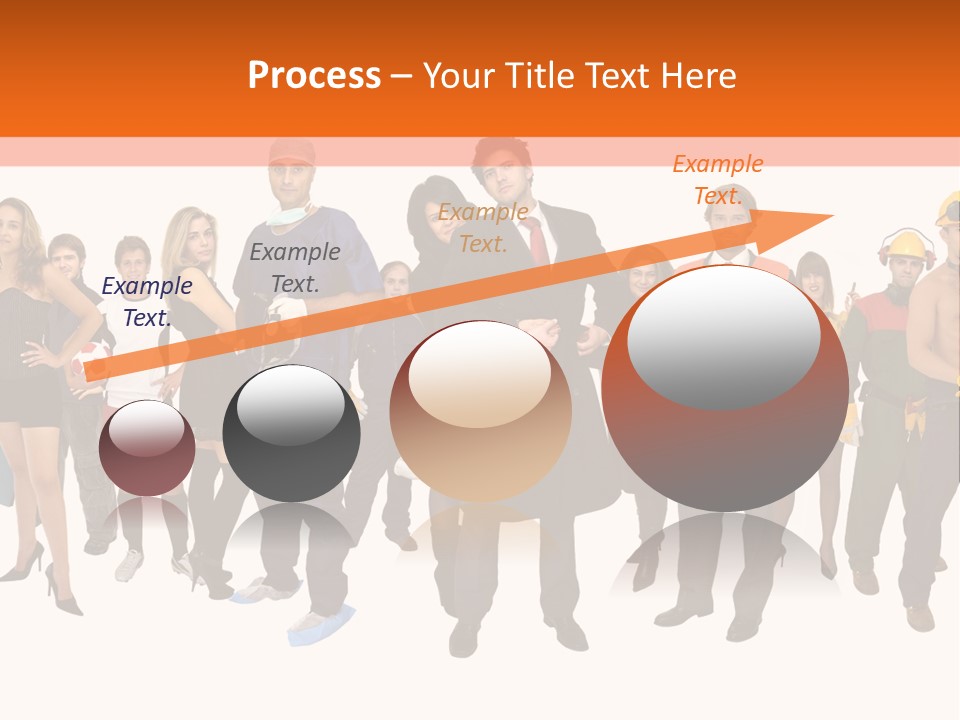 Modern People Female PowerPoint Template