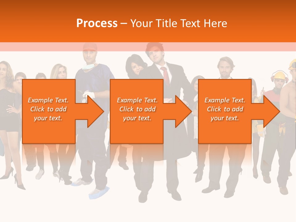 Modern People Female PowerPoint Template