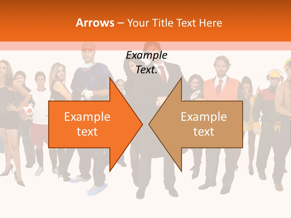 Modern People Female PowerPoint Template