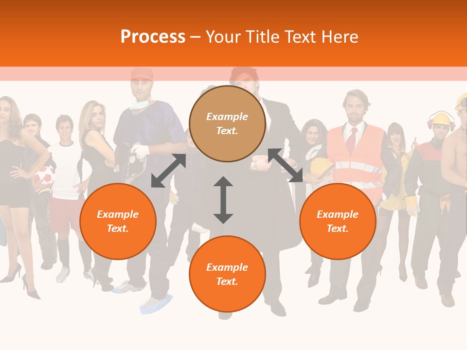 Modern People Female PowerPoint Template