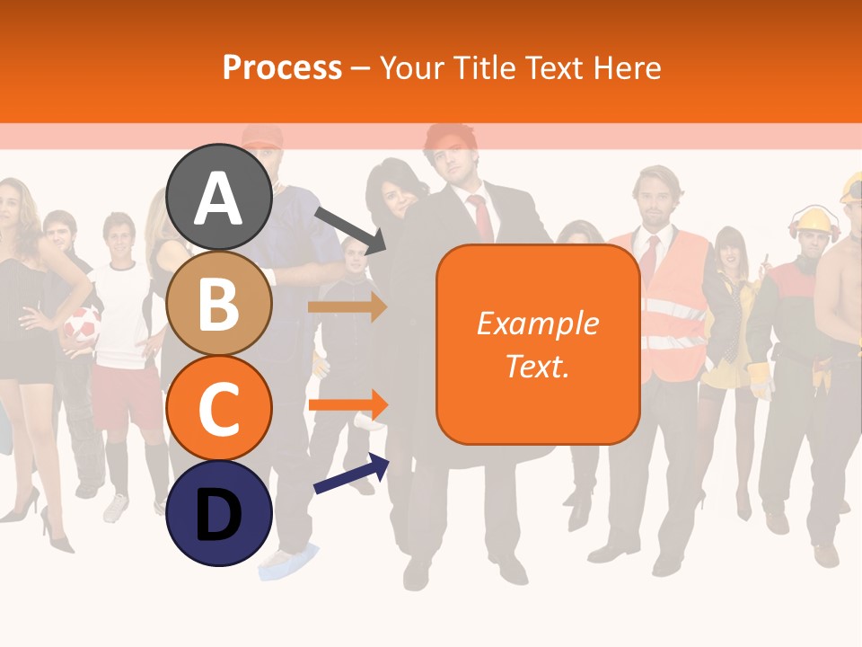 Modern People Female PowerPoint Template