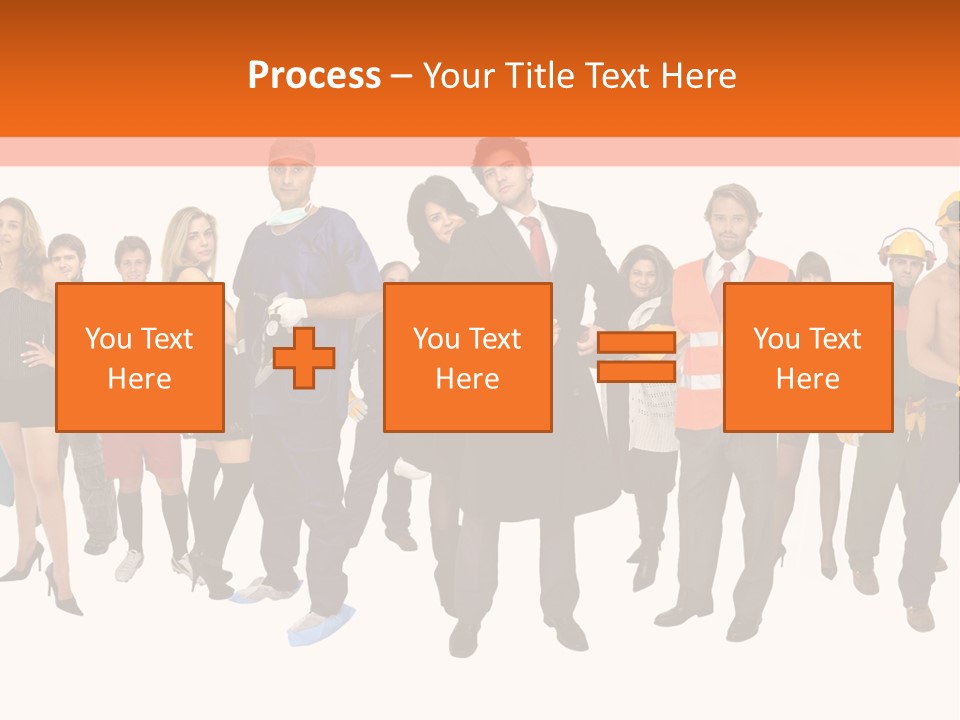Modern People Female PowerPoint Template