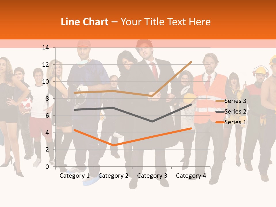 Modern People Female PowerPoint Template