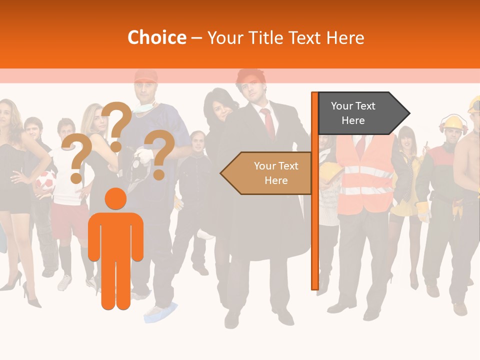Modern People Female PowerPoint Template