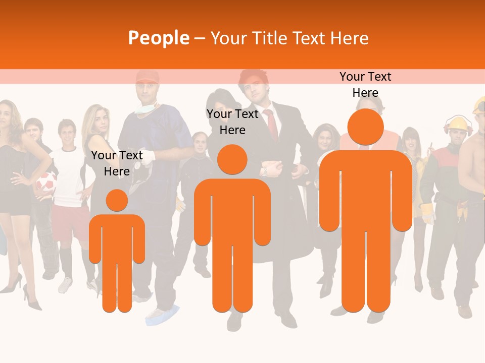 Modern People Female PowerPoint Template