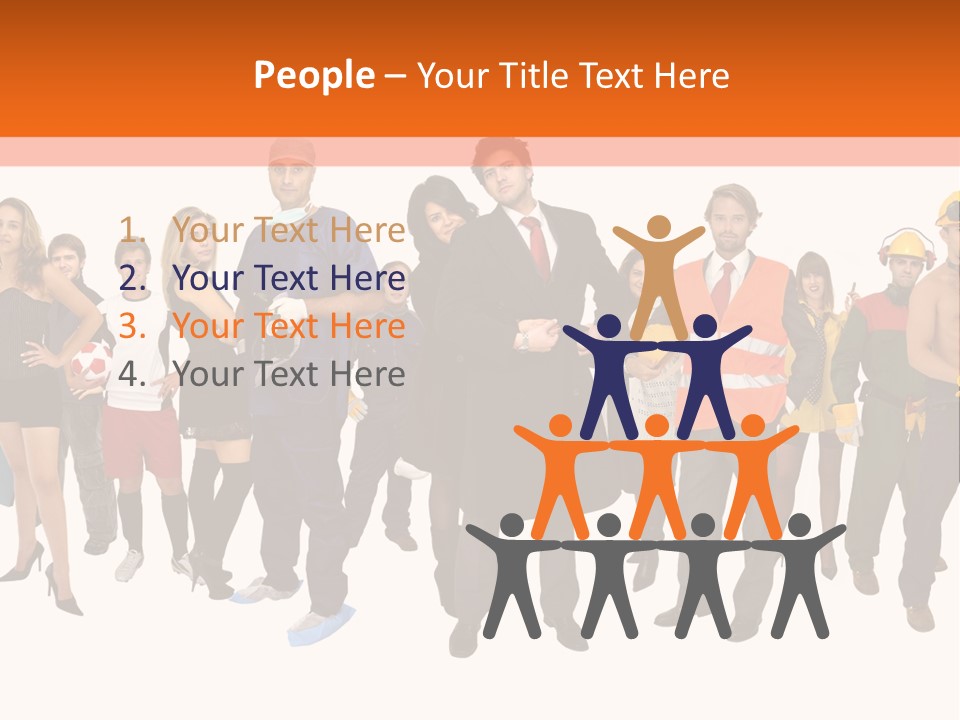 Modern People Female PowerPoint Template