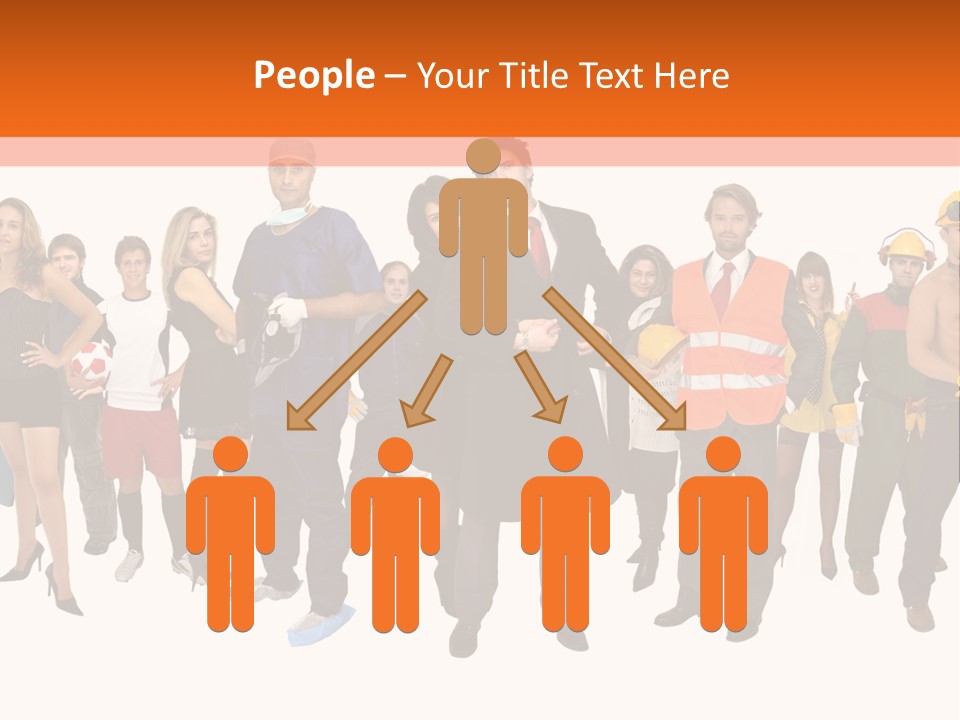 Modern People Female PowerPoint Template