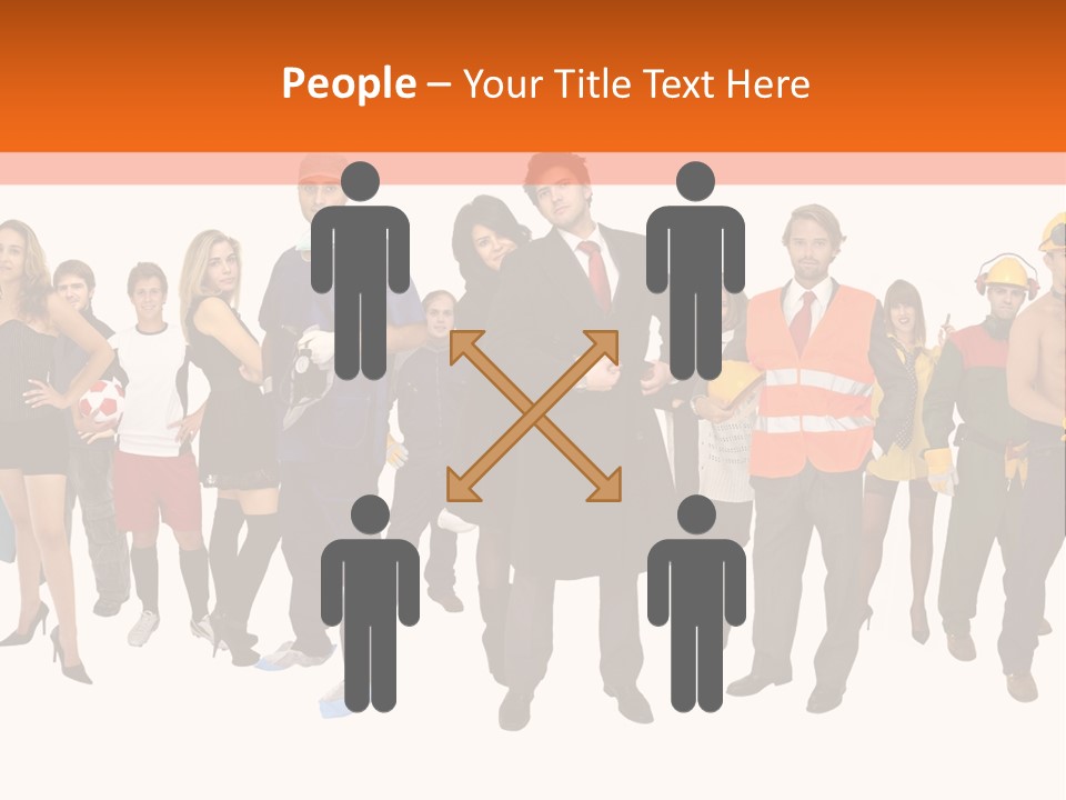 Modern People Female PowerPoint Template