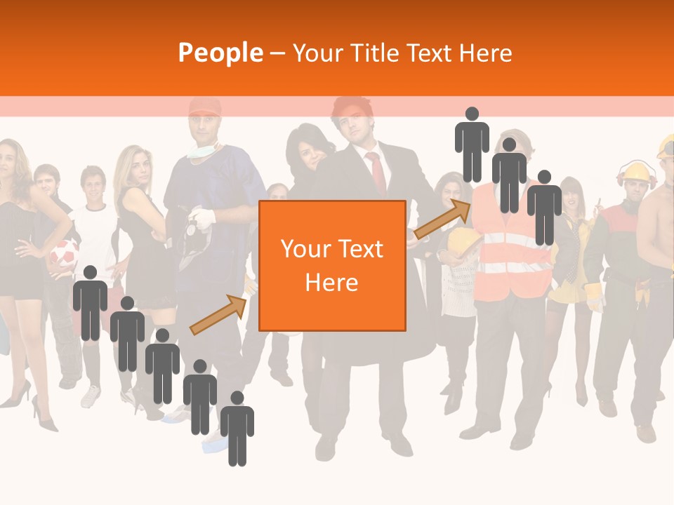 Modern People Female PowerPoint Template