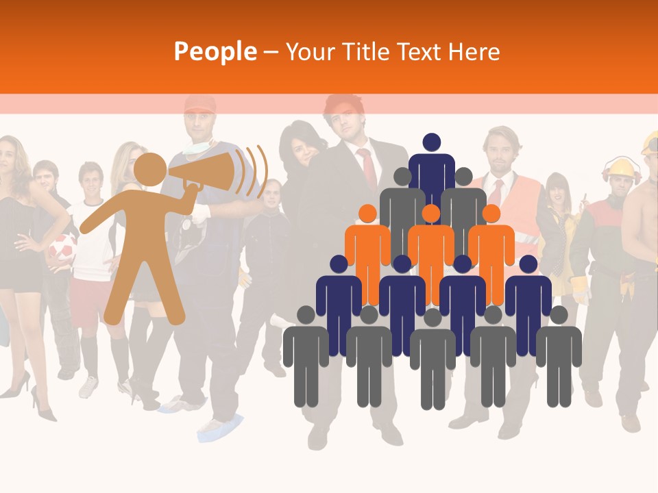 Modern People Female PowerPoint Template