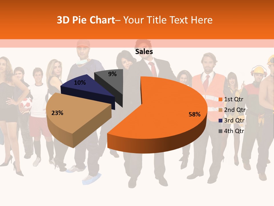 Modern People Female PowerPoint Template