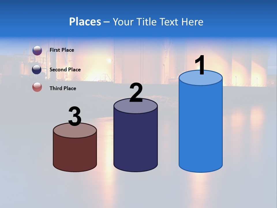 Factory Fuel View PowerPoint Template