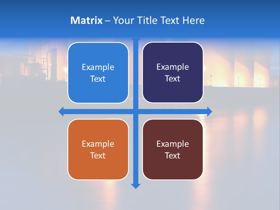 Factory Fuel View PowerPoint Template