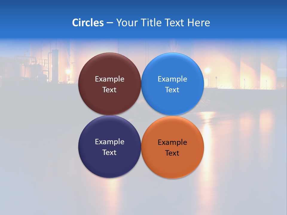 Factory Fuel View PowerPoint Template