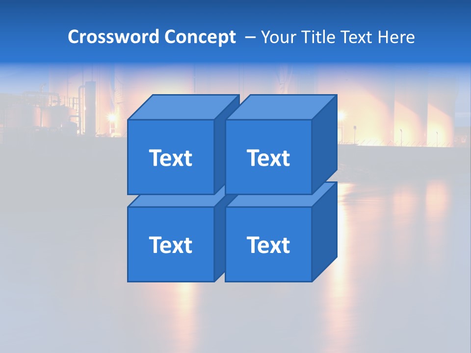 Factory Fuel View PowerPoint Template