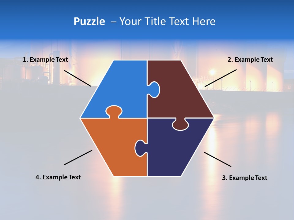 Factory Fuel View PowerPoint Template