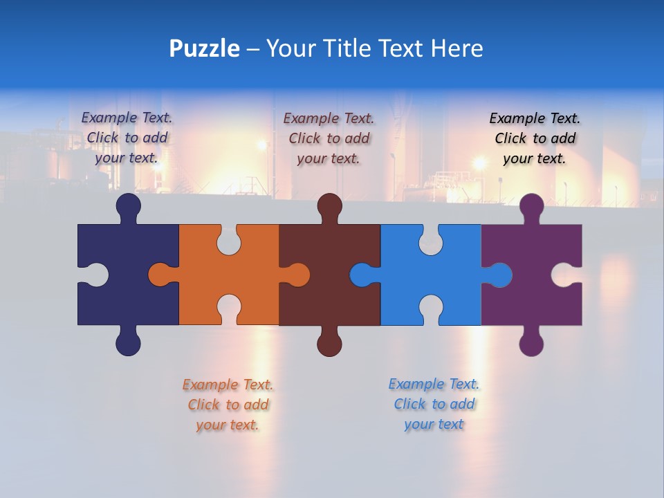 Factory Fuel View PowerPoint Template