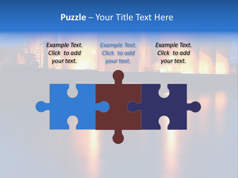 Factory Fuel View PowerPoint Template