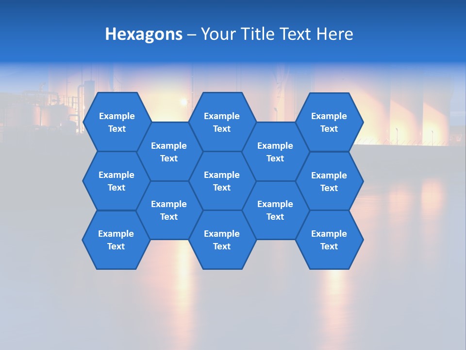 Factory Fuel View PowerPoint Template