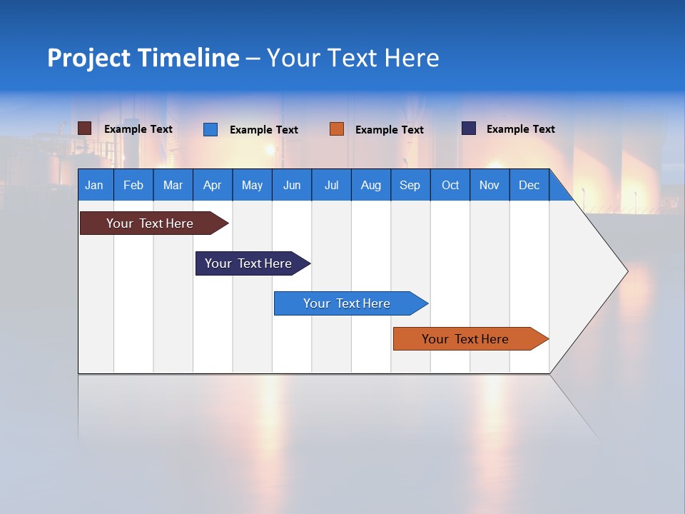 Factory Fuel View PowerPoint Template