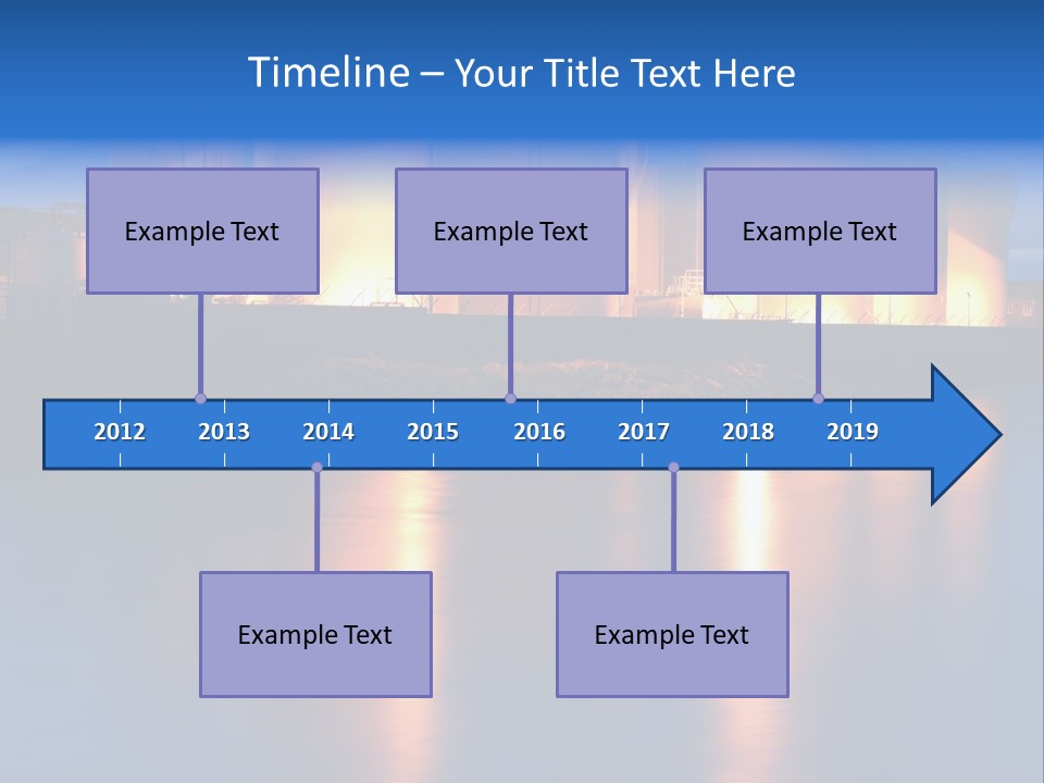 Factory Fuel View PowerPoint Template