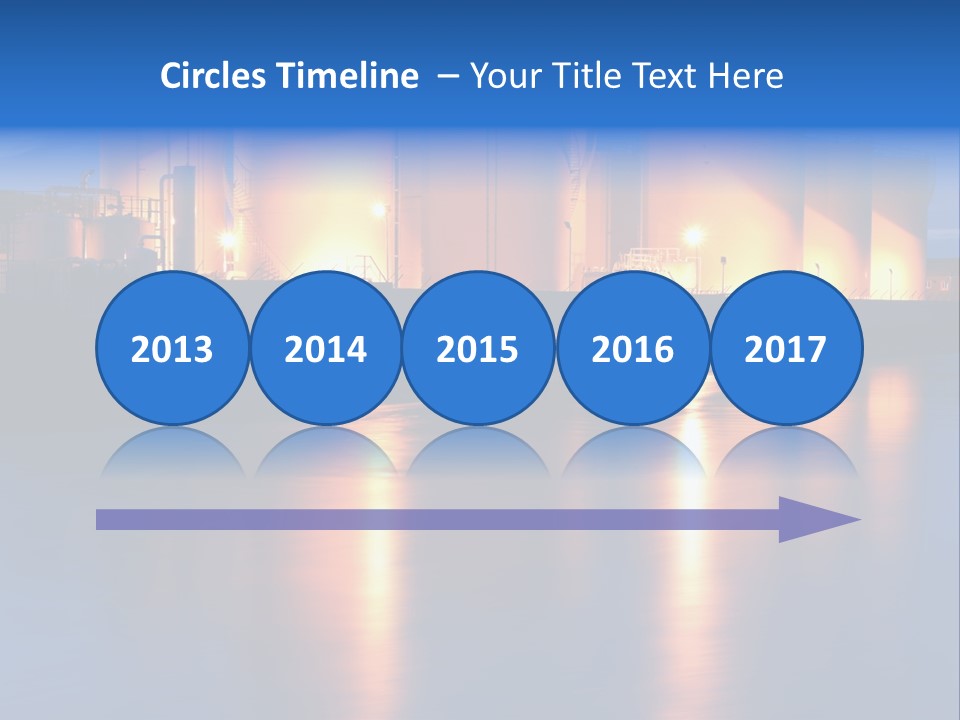 Factory Fuel View PowerPoint Template