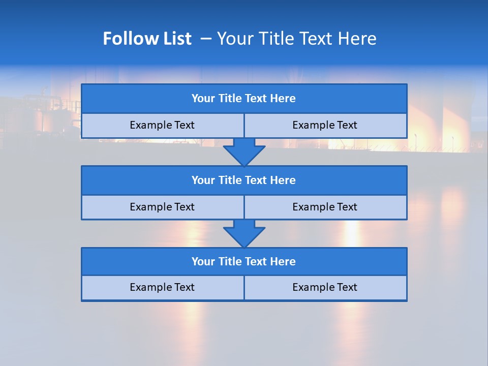Factory Fuel View PowerPoint Template