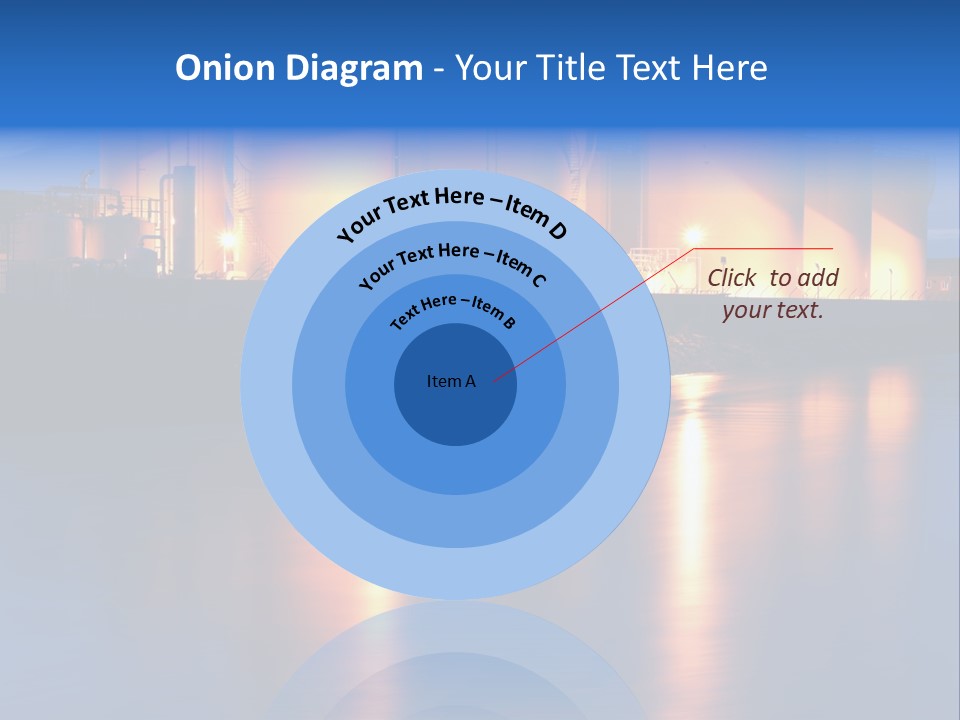 Factory Fuel View PowerPoint Template