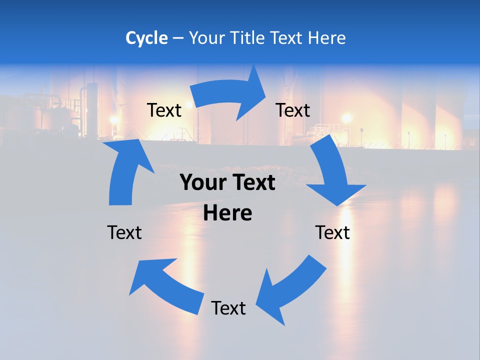 Factory Fuel View PowerPoint Template