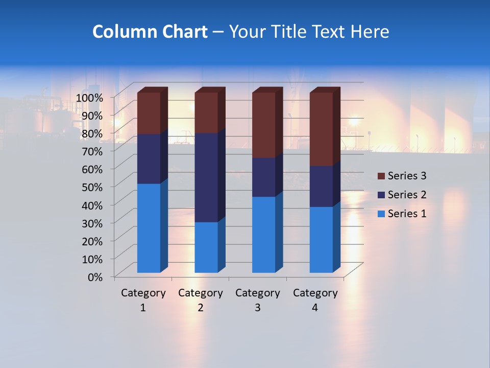 Factory Fuel View PowerPoint Template