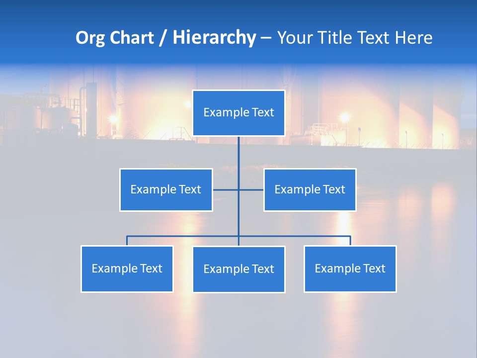 Factory Fuel View PowerPoint Template