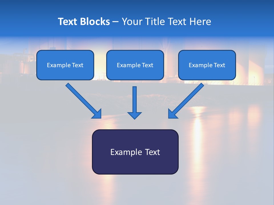 Factory Fuel View PowerPoint Template