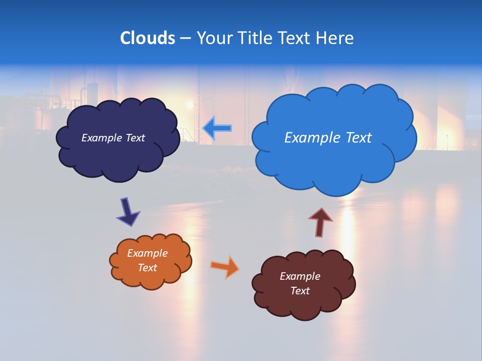 Factory Fuel View PowerPoint Template