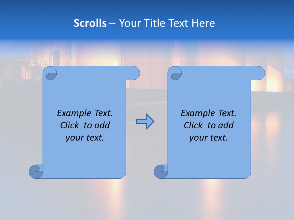 Factory Fuel View PowerPoint Template