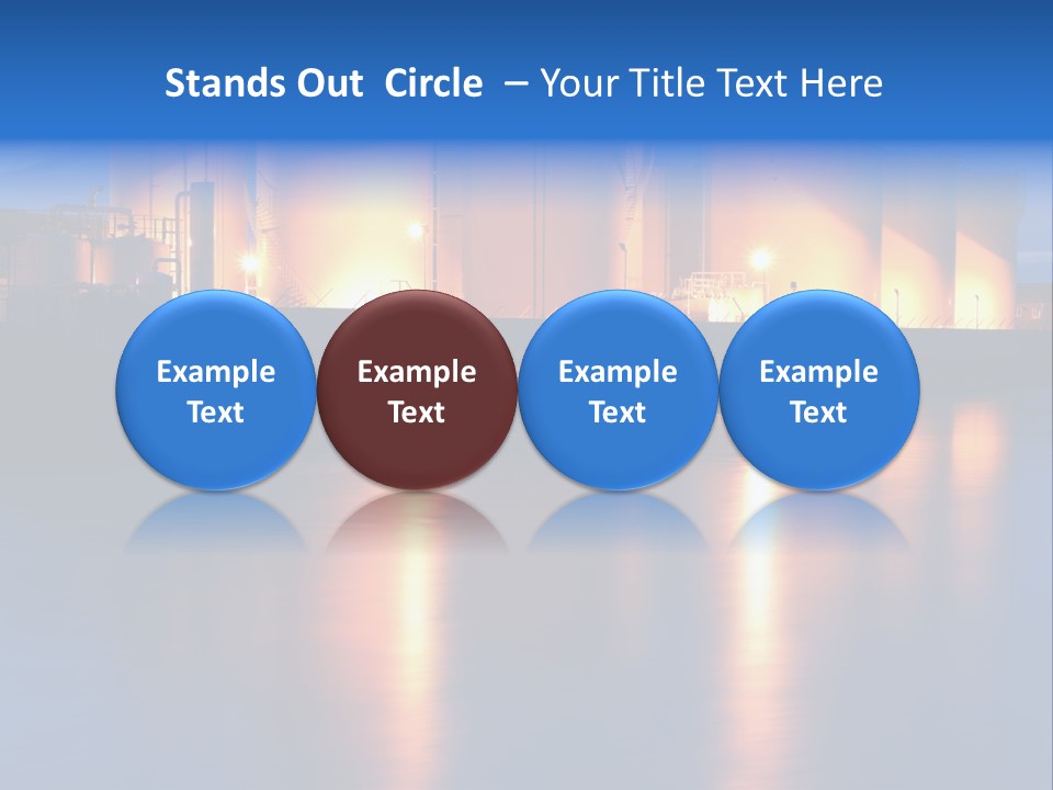 Factory Fuel View PowerPoint Template