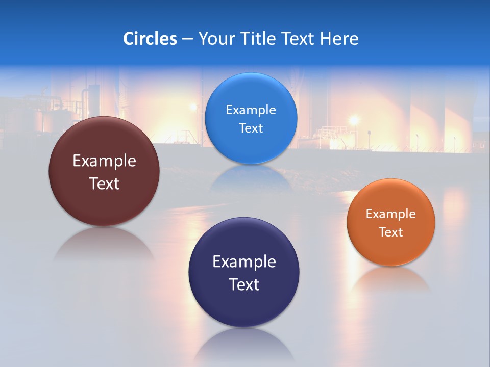 Factory Fuel View PowerPoint Template