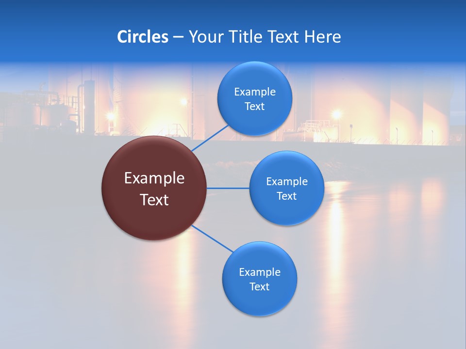 Factory Fuel View PowerPoint Template