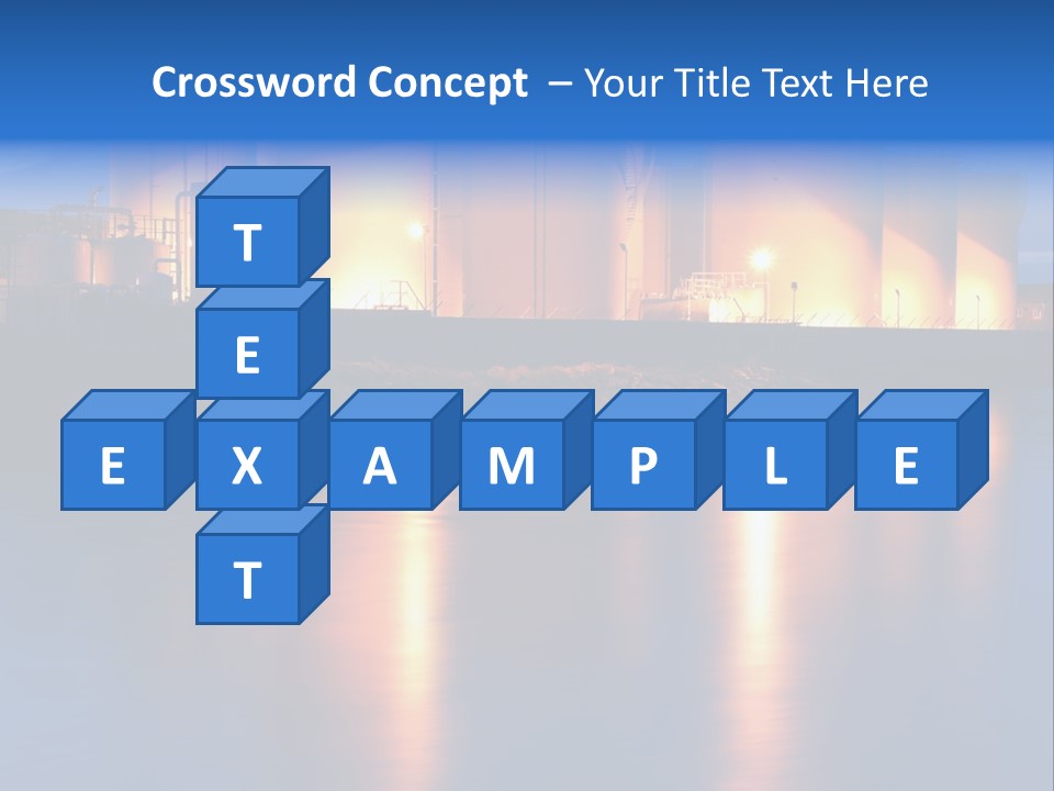 Factory Fuel View PowerPoint Template