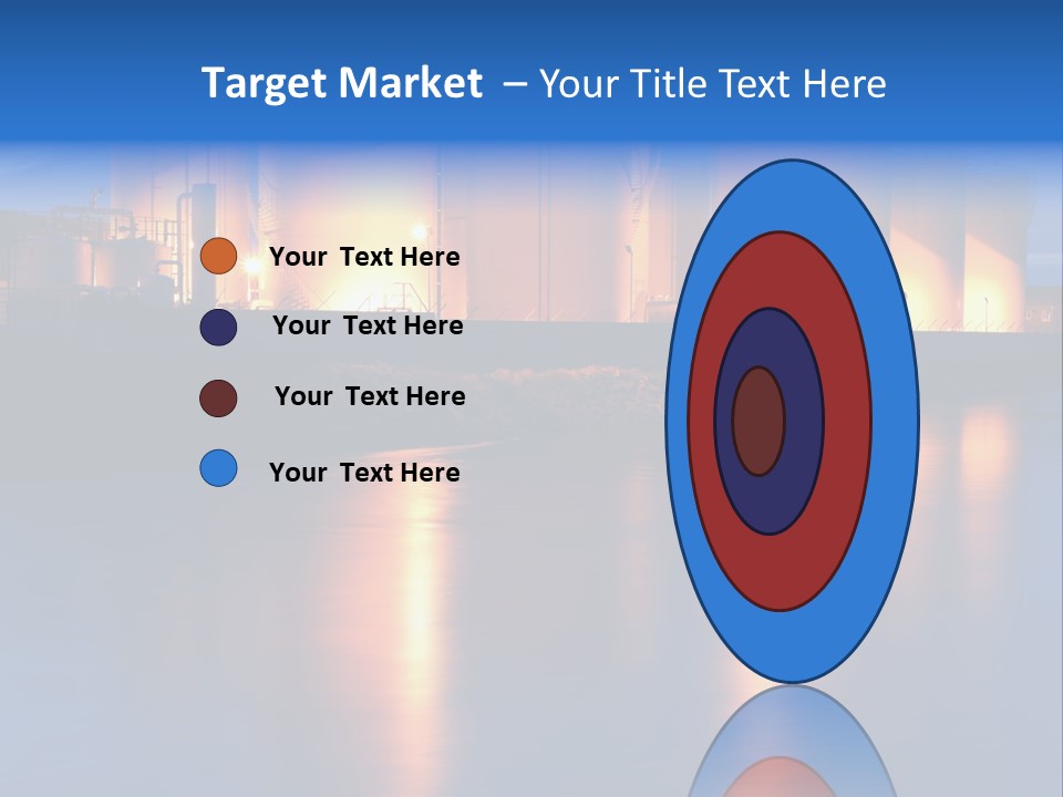 Factory Fuel View PowerPoint Template