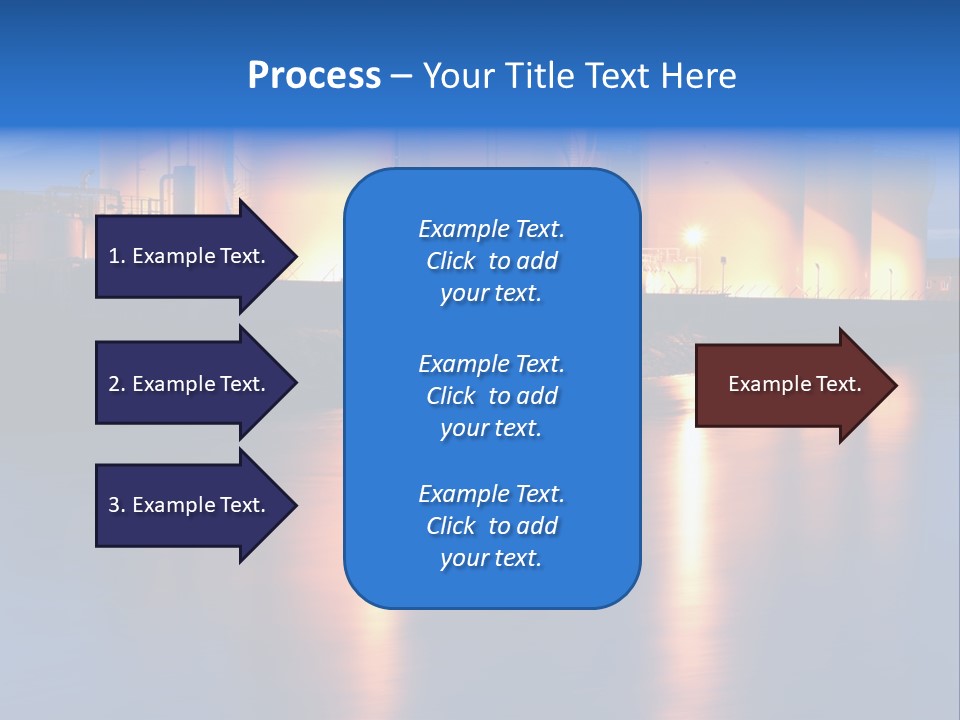 Factory Fuel View PowerPoint Template