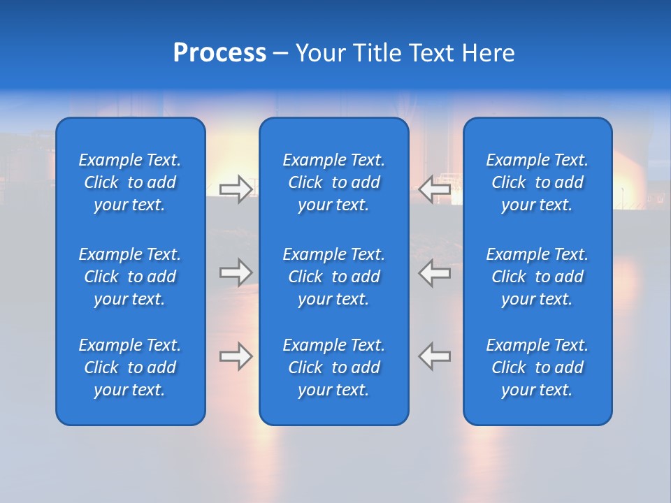 Factory Fuel View PowerPoint Template