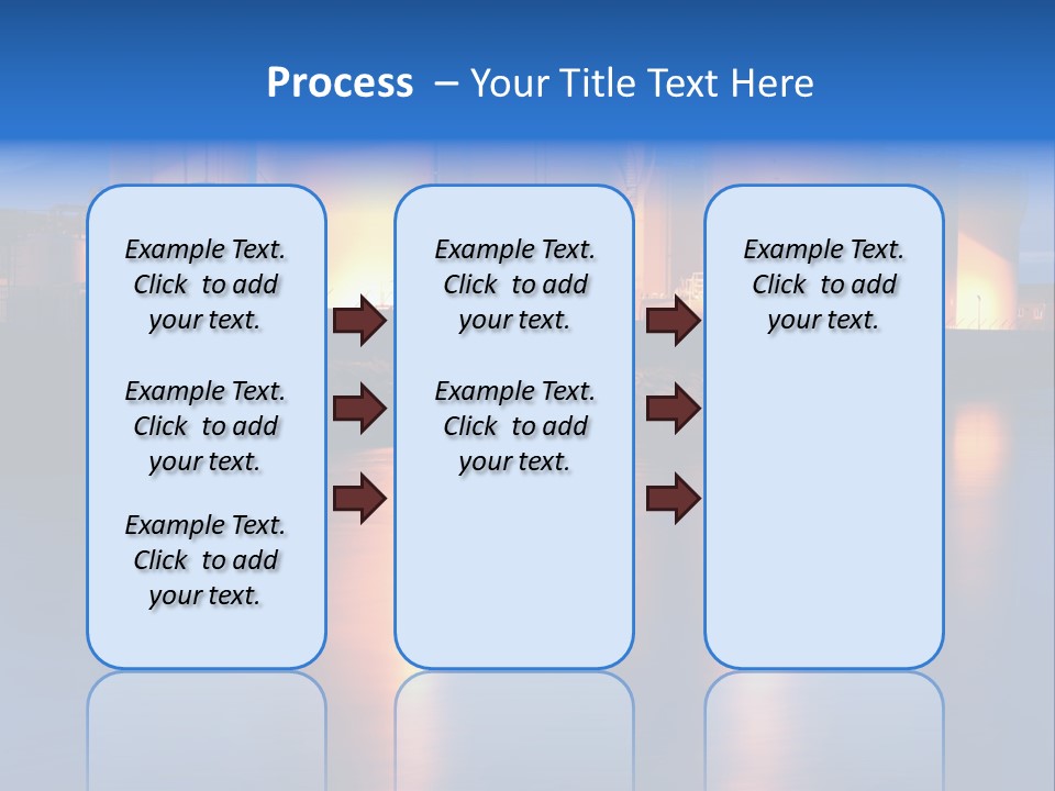 Factory Fuel View PowerPoint Template