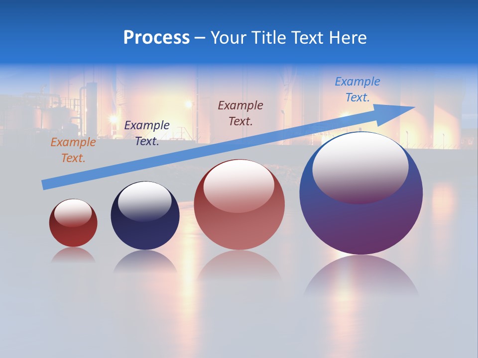 Factory Fuel View PowerPoint Template