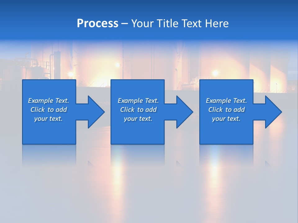 Factory Fuel View PowerPoint Template