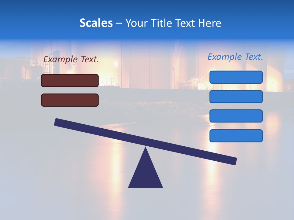 Factory Fuel View PowerPoint Template