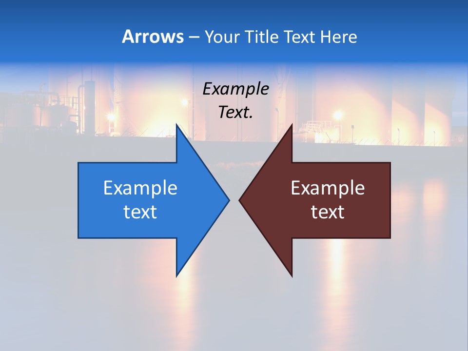 Factory Fuel View PowerPoint Template