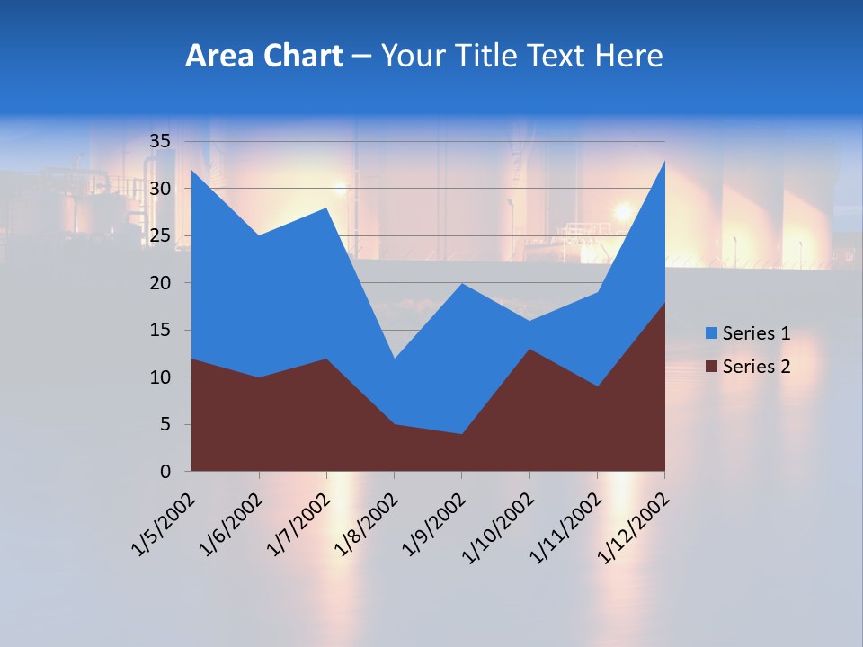 Factory Fuel View PowerPoint Template